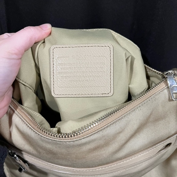Coach Tan Shoulder Bag with Adjustable Strap - Picture 7 of 8
